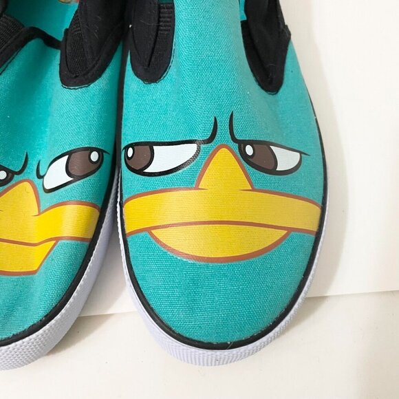 Disney Phineas ad Ferb Slip On Shoes Youth Boys Size 6 - Picture 9 of 14